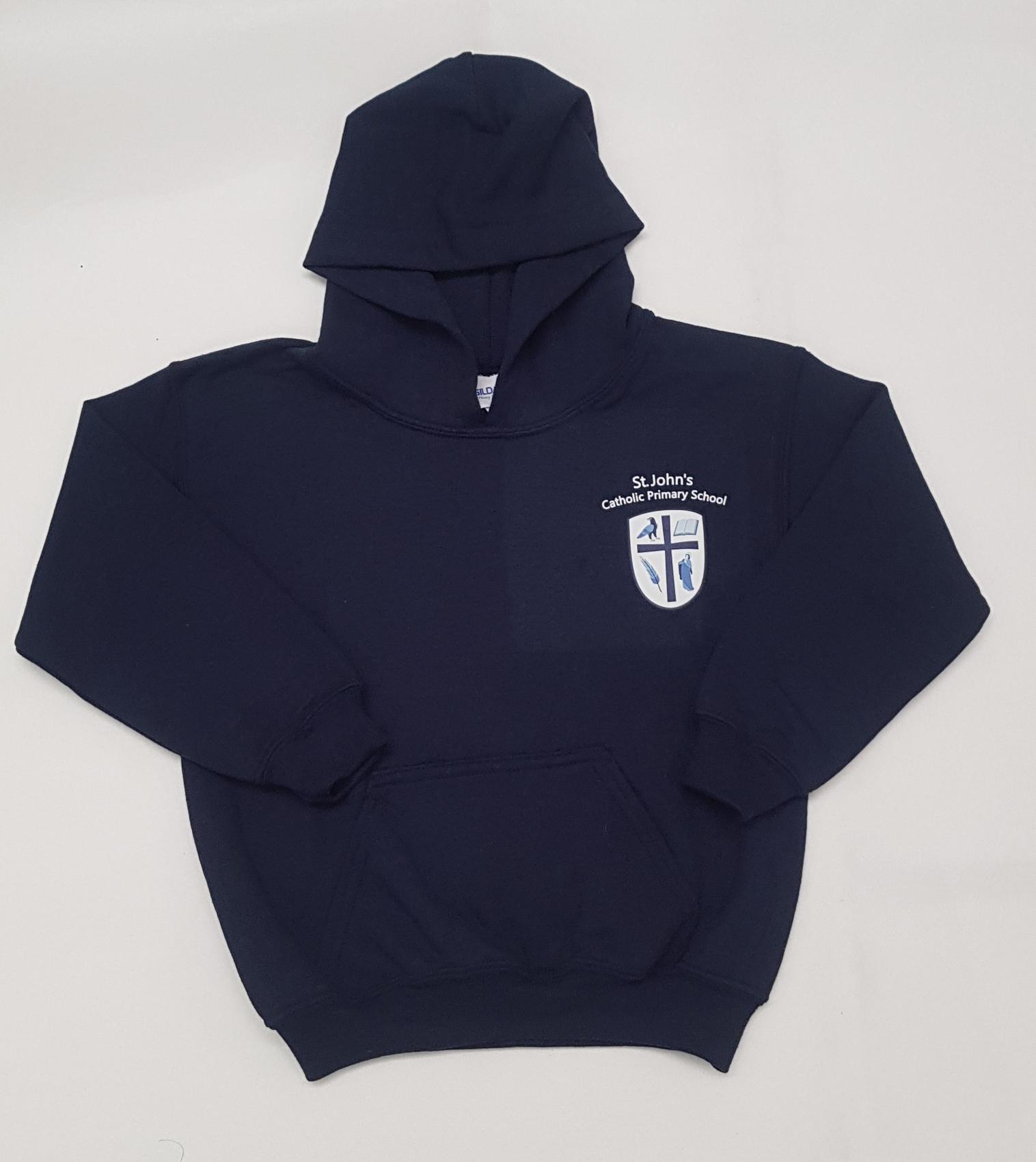 St John's PE Hoodie | Cross Embroidery